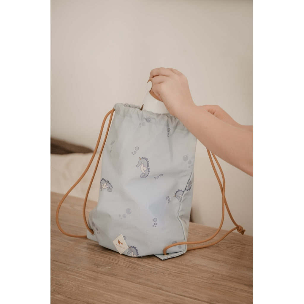Fabelab String Bag - Under The Sea Bags & Backpacks Misty Blue
