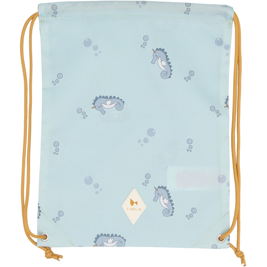 Fabelab String Bag - Under The Sea Bags & Backpacks Misty Blue