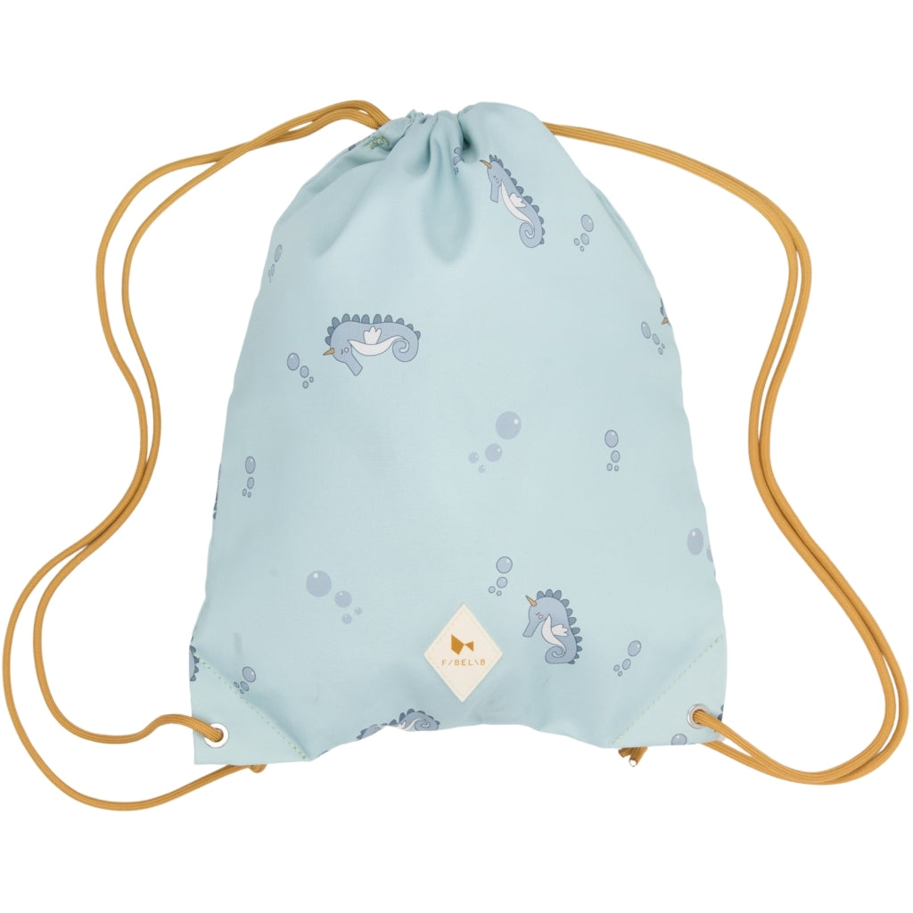 Fabelab String Bag - Under The Sea Bags & Backpacks Misty Blue