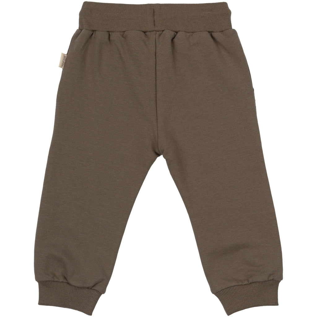 PETIT PIAO Sweat Pants Line Bukser Earth Brown