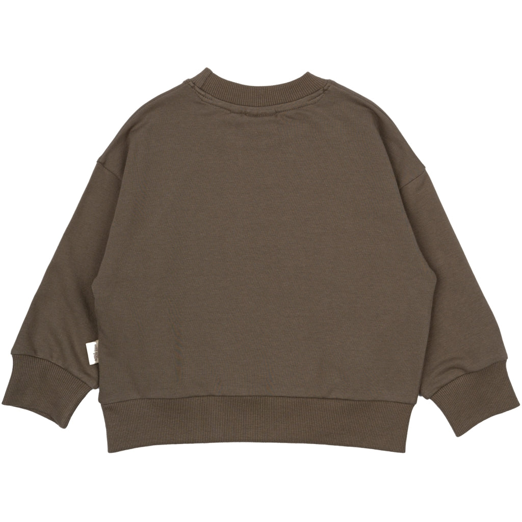 PETIT PIAO Sweat Shirt Haw Skjorter Earth Brown