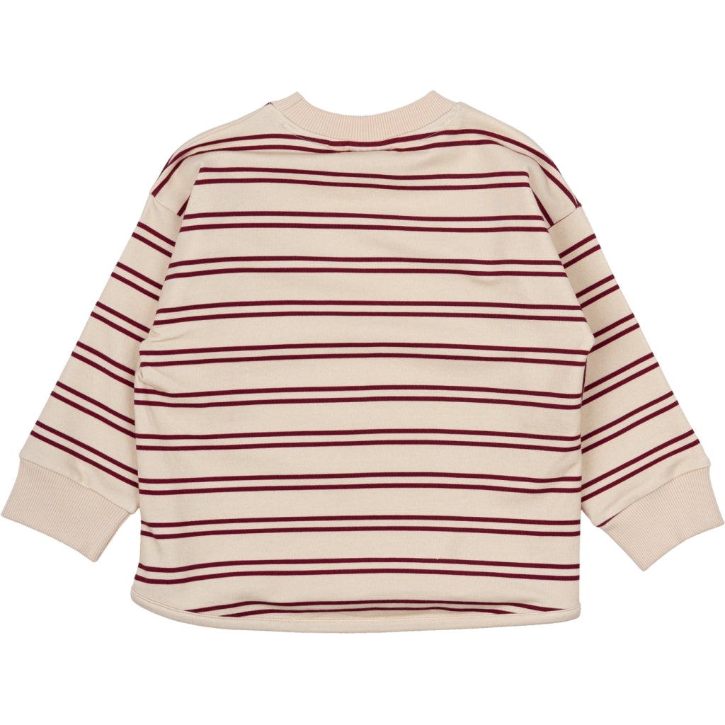 PETIT PIAO Sweat Shirt Haw Skjorter Off white / dark red