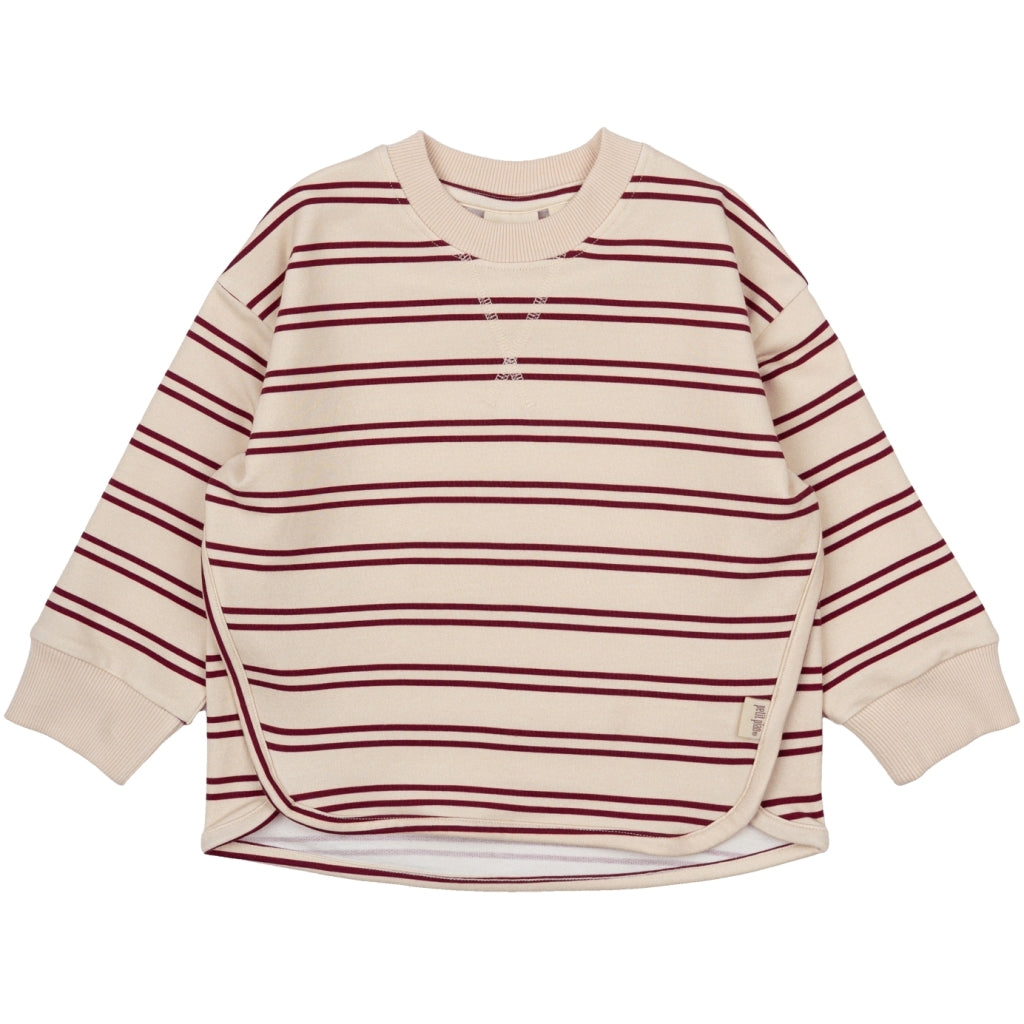 PETIT PIAO Sweat Shirt Haw Skjorter Off white / dark red