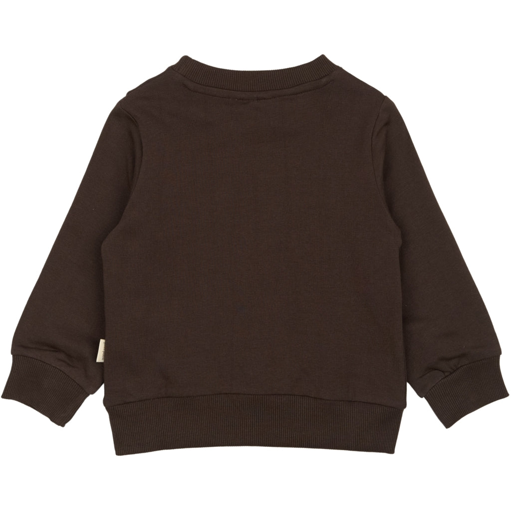PETIT PIAO Sweat Shirt Motif Sweatshirt Coffee Bean