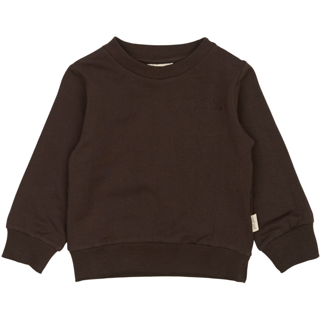 PETIT PIAO Sweat Shirt Motif Sweatshirt Coffee Bean