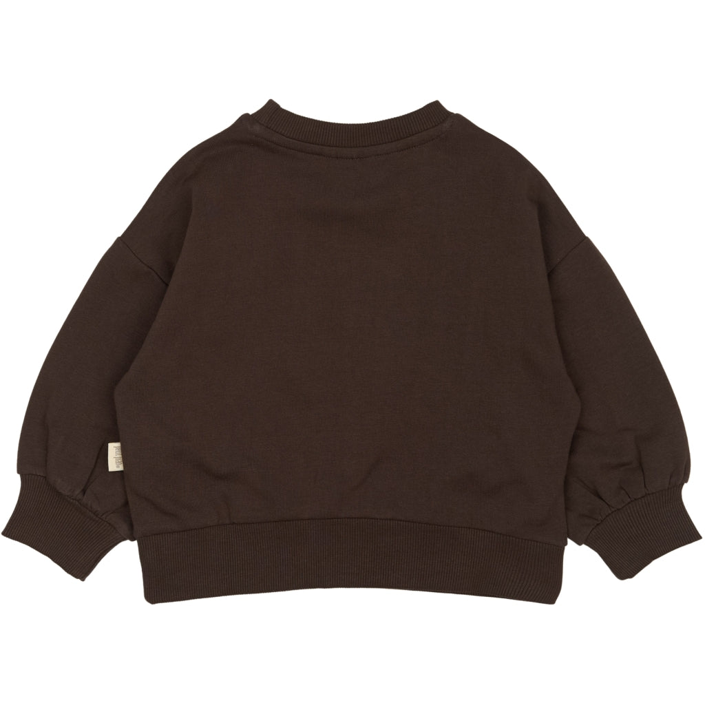 PETIT PIAO Sweat Shirt Motif Sweatshirt Coffee Bean