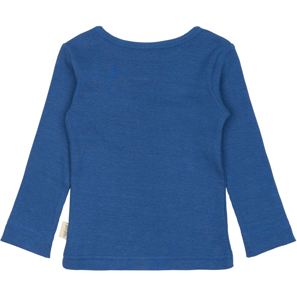 PETIT PIAO T-shirt L/S Modal Langærmet bluse True Navy