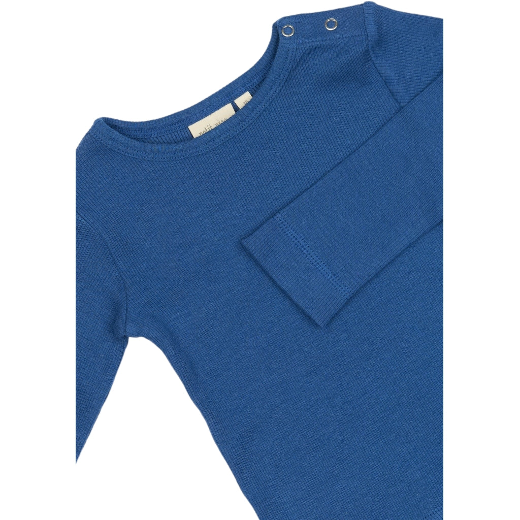 PETIT PIAO T-shirt L/S Modal Langærmet bluse True Navy