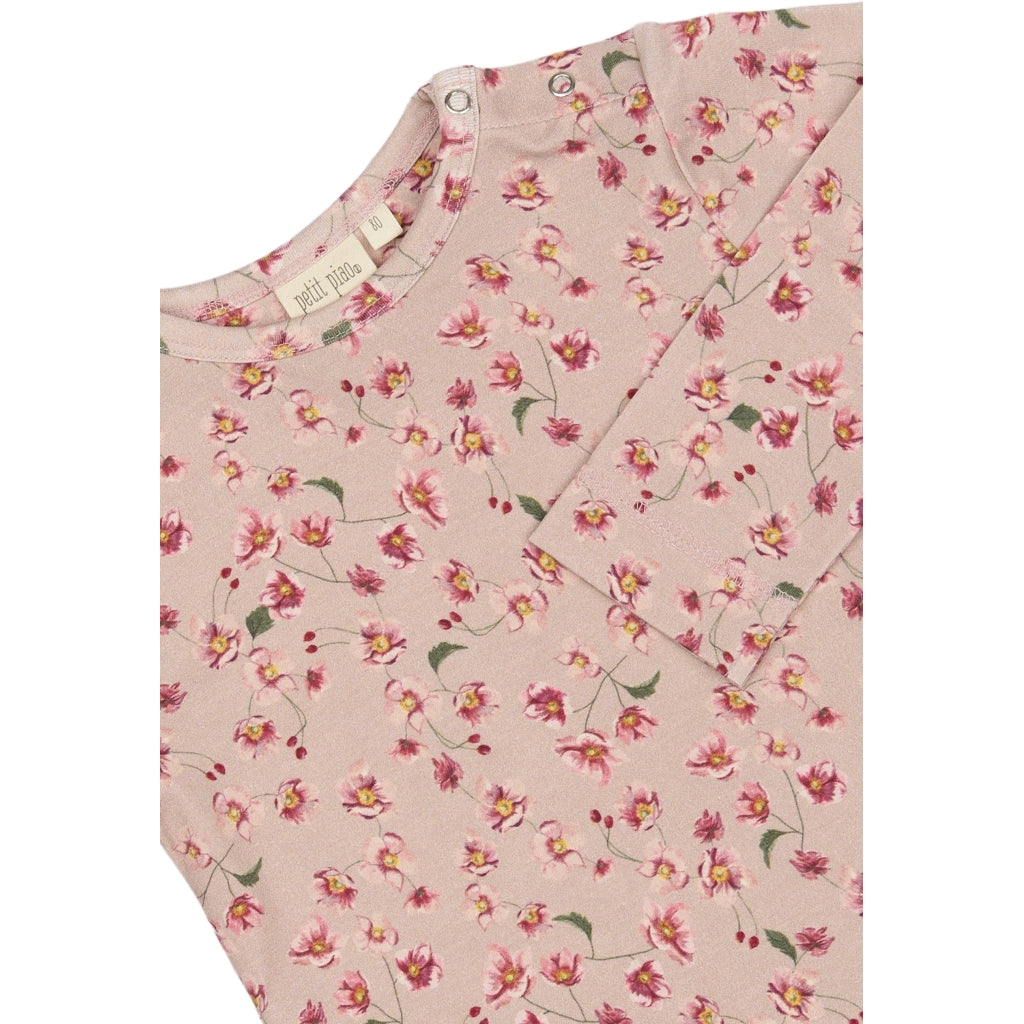 PETIT PIAO T-shirt L/S Printed Langærmet bluse Autumn Anemon