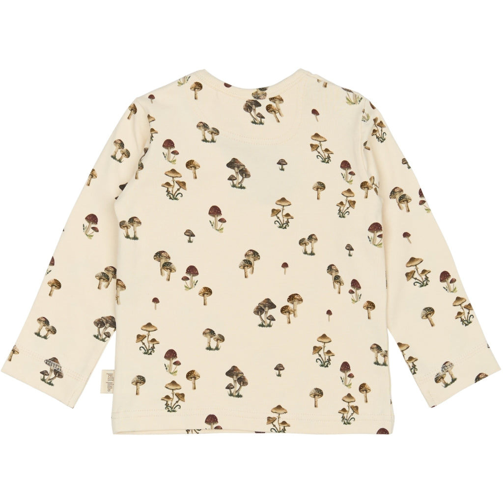 PETIT PIAO T-shirt L/S Printed Langærmet bluse Fungi