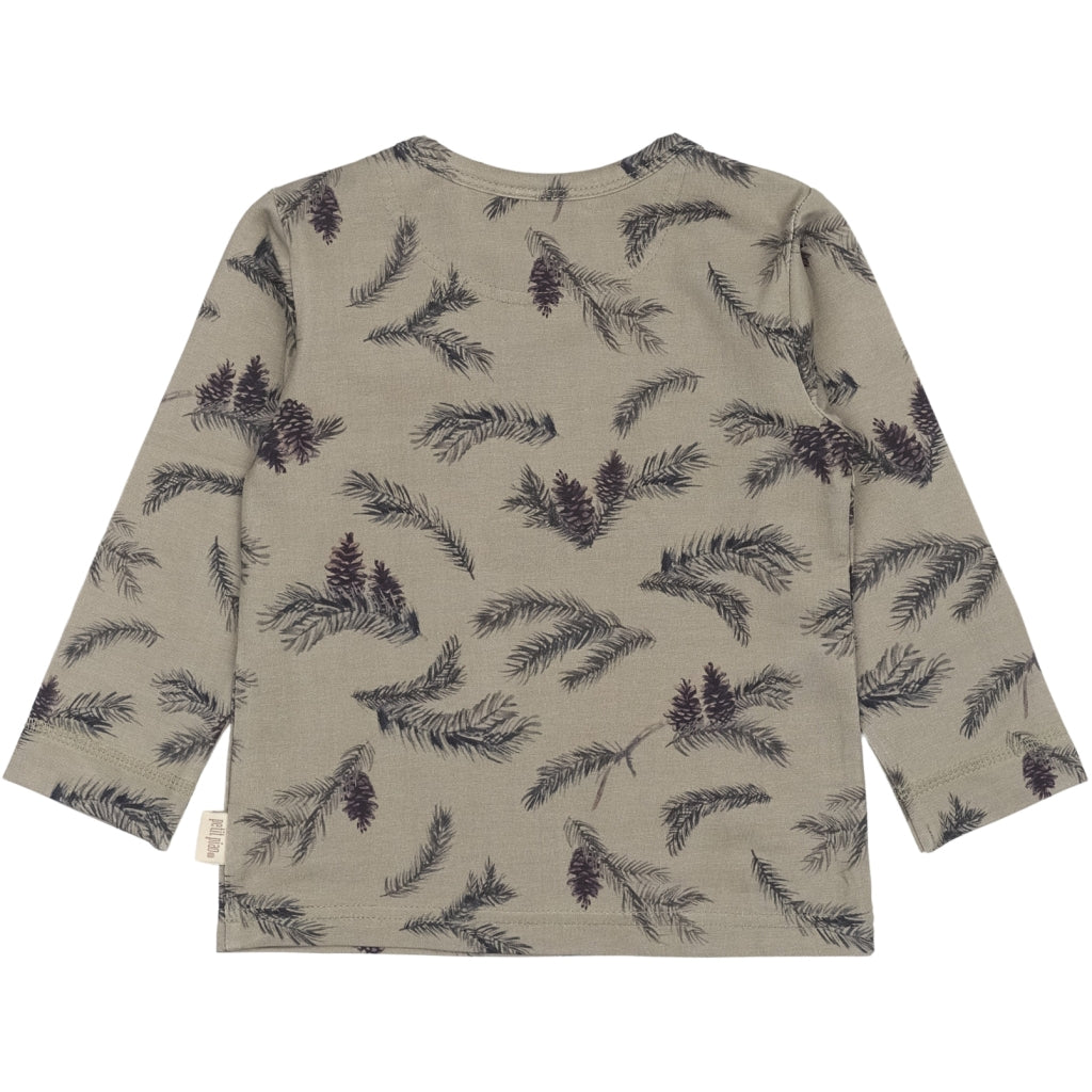 PETIT PIAO T-shirt L/S Printed Langærmet bluse Pine