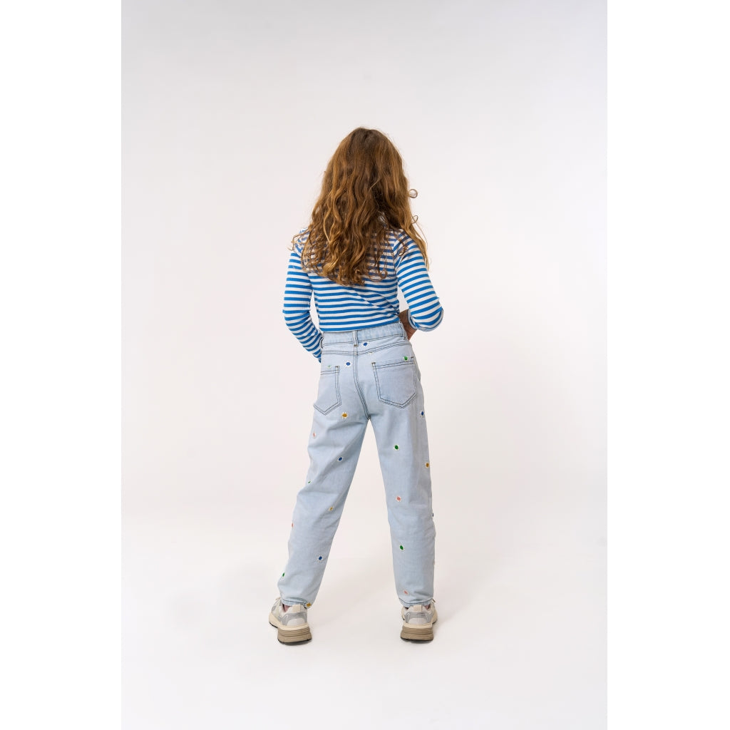 THE NEW TNMoore Langærmet Rib Bluse Langærmet bluse Campanula Striped