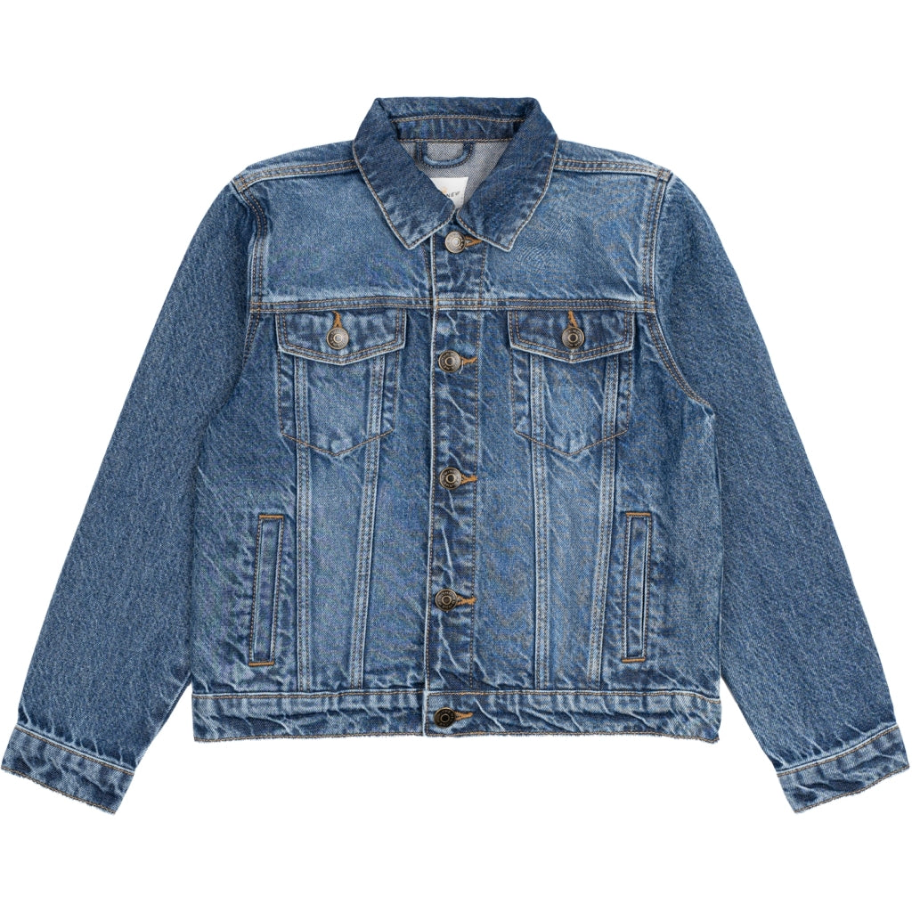 THE NEW TNNavis Denim Jacket Jakker Medium Blue Denim