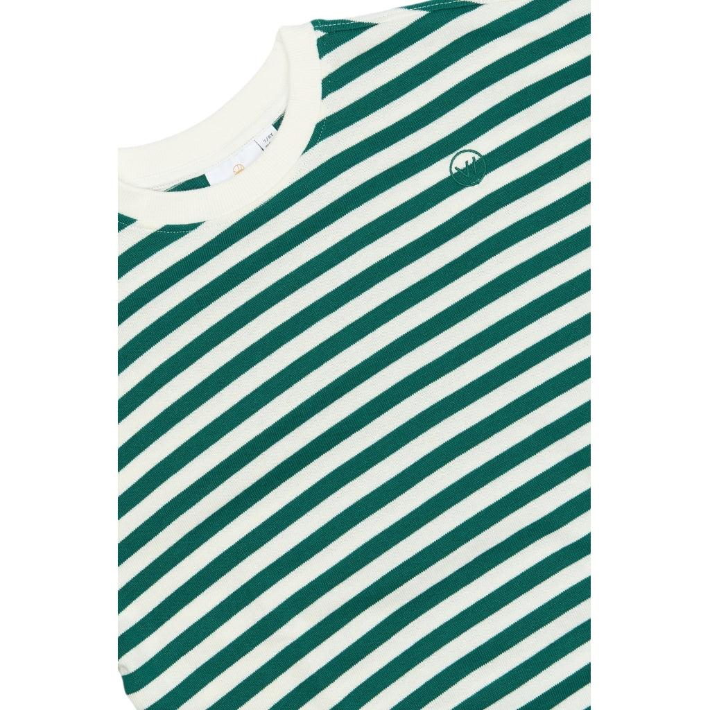 THE NEW TNNero Oversize Sweatshirt Sweatshirt Alpine Green Striped