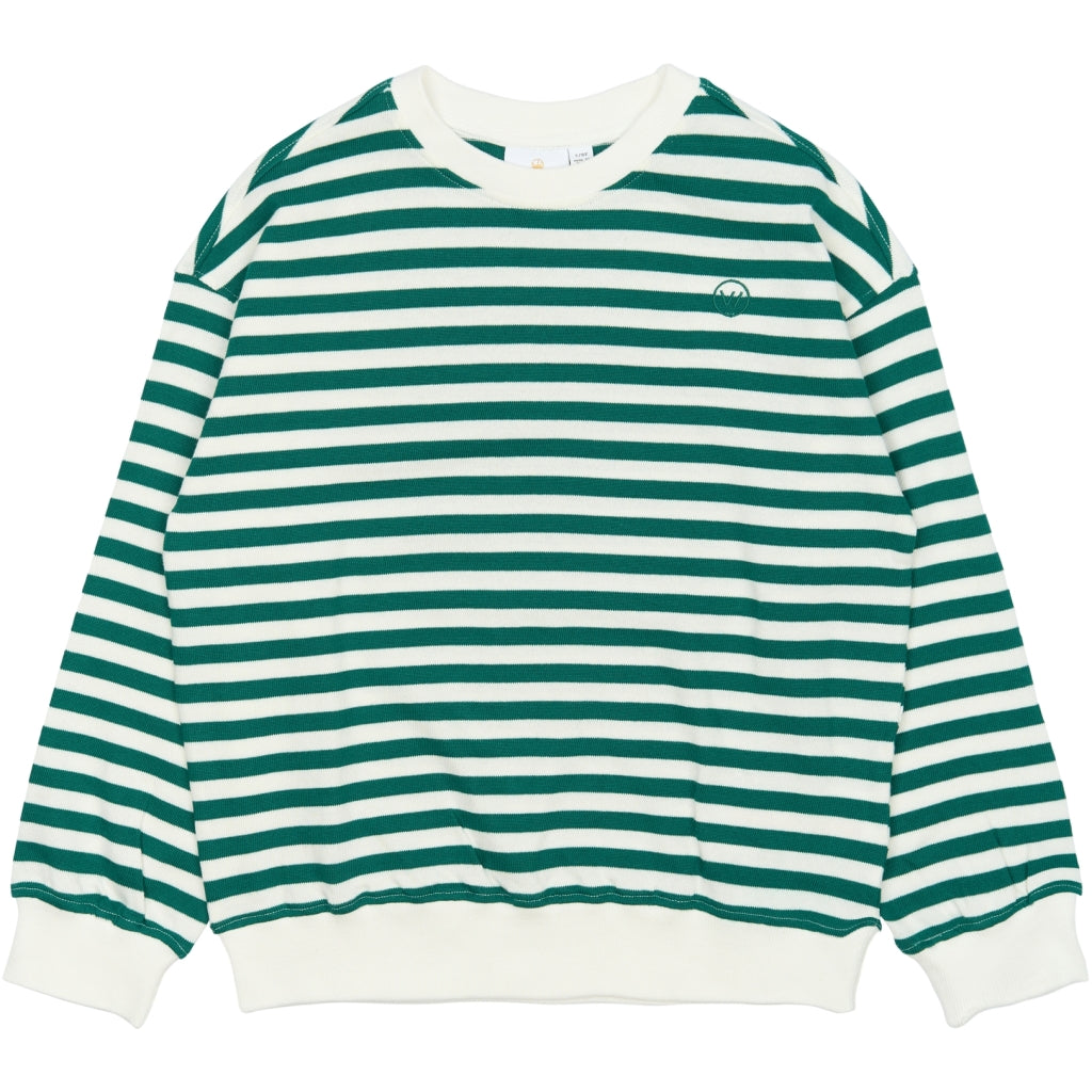 THE NEW TNNero Oversize Sweatshirt Sweatshirt Alpine Green Striped