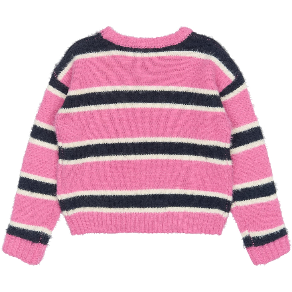 THE NEW TNPalmina Striktrøje Strik Ibis Rose Striped