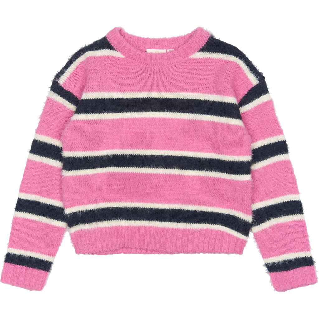 THE NEW TNPalmina Striktrøje Strik Ibis Rose Striped