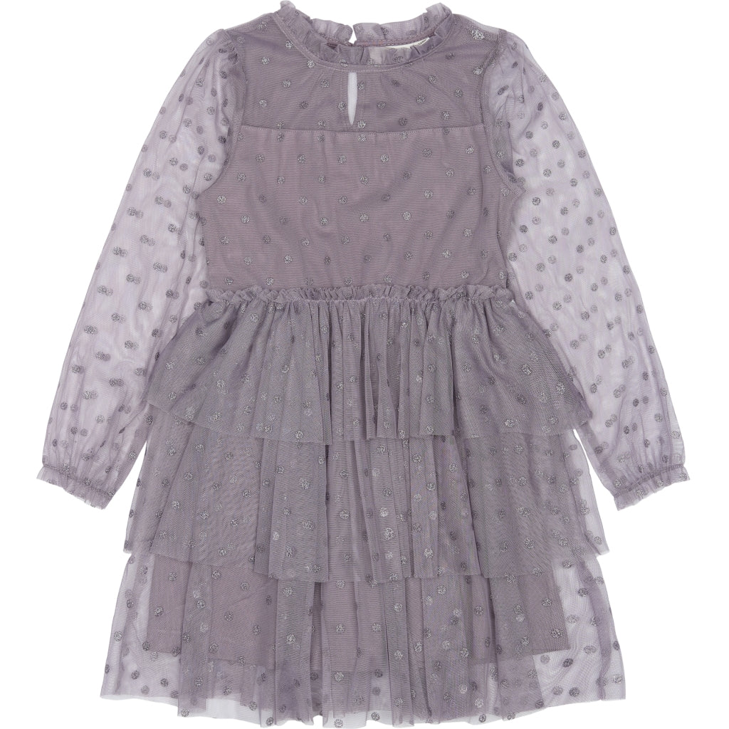 THE NEW TNPascha Langærmet Kjole Kjoler Gray Ridge AOP