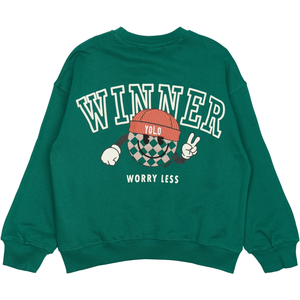 THE NEW TNPaul Oversize Sweatshirt Sweatshirt Alpine Green
