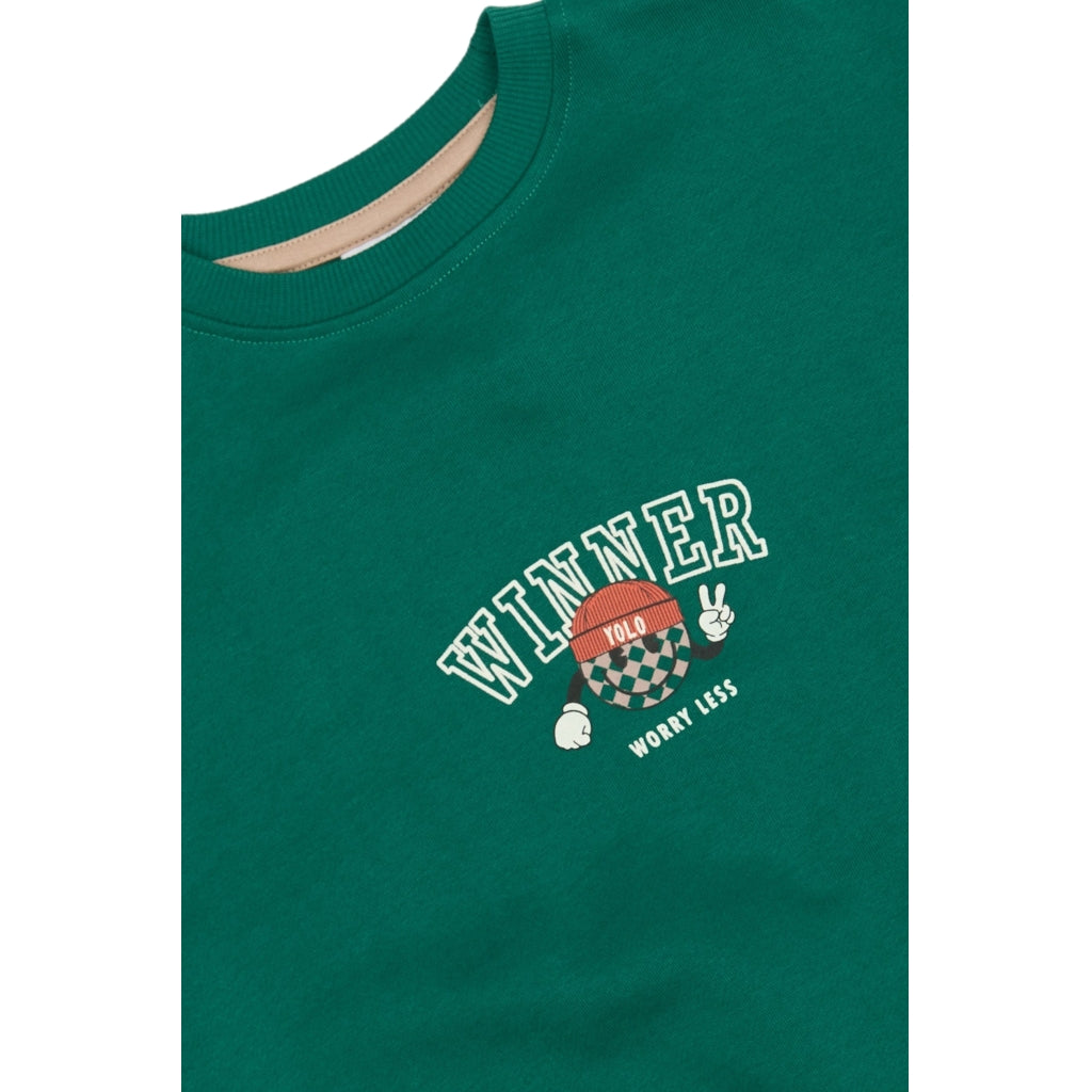 THE NEW TNPaul Oversize Sweatshirt Sweatshirt Alpine Green
