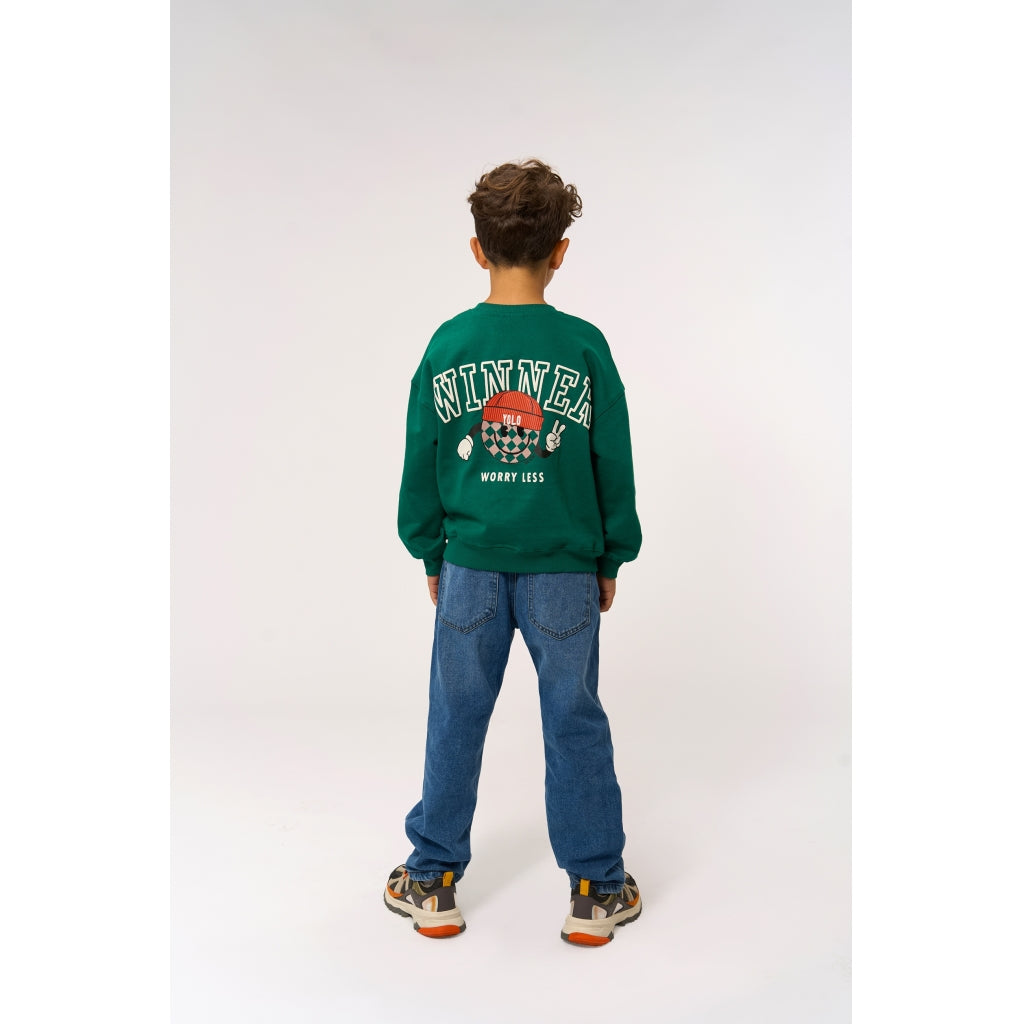THE NEW TNPaul Oversize Sweatshirt Sweatshirt Alpine Green