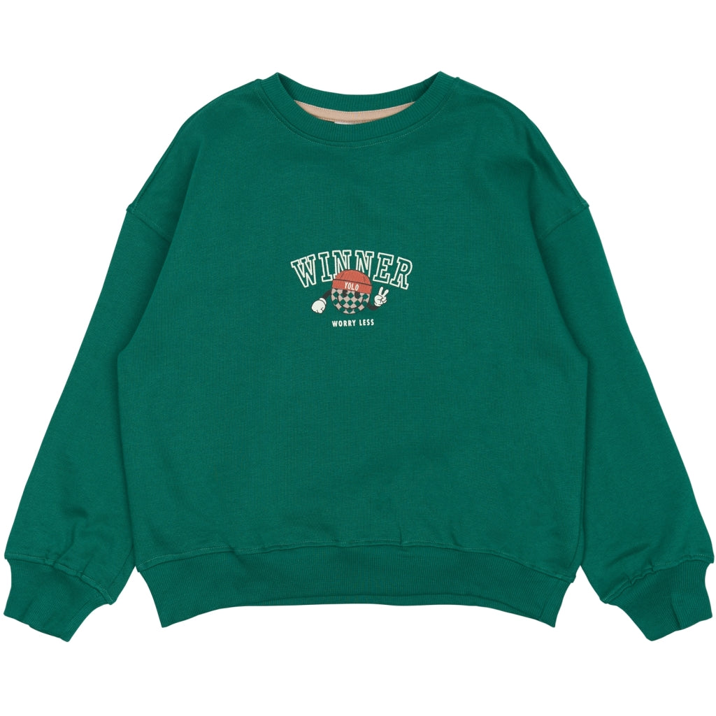 THE NEW TNPaul Oversize Sweatshirt Sweatshirt Alpine Green