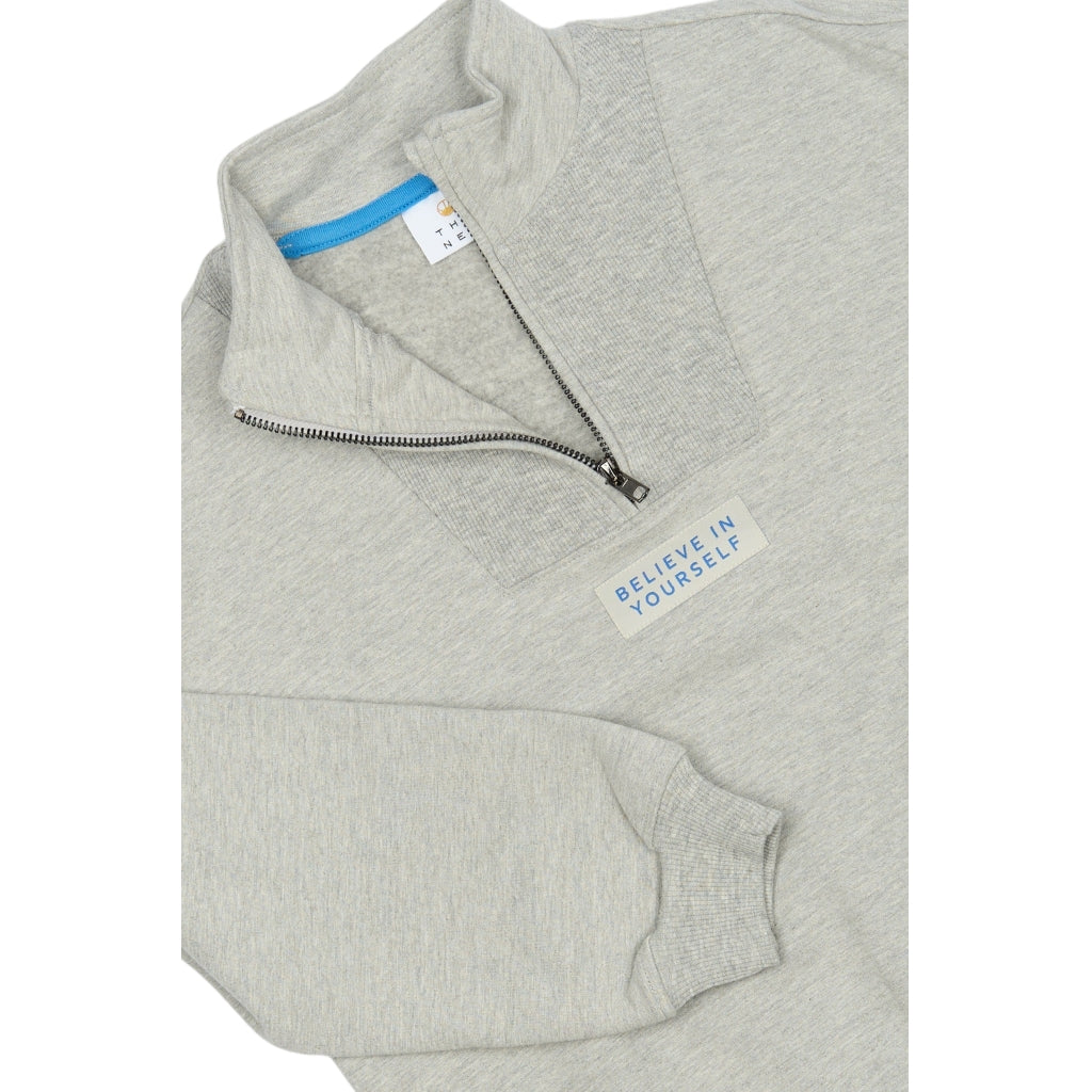 THE NEW TNPax Oversize Melange Sweatshirt Sweatshirt Light Grey Melange