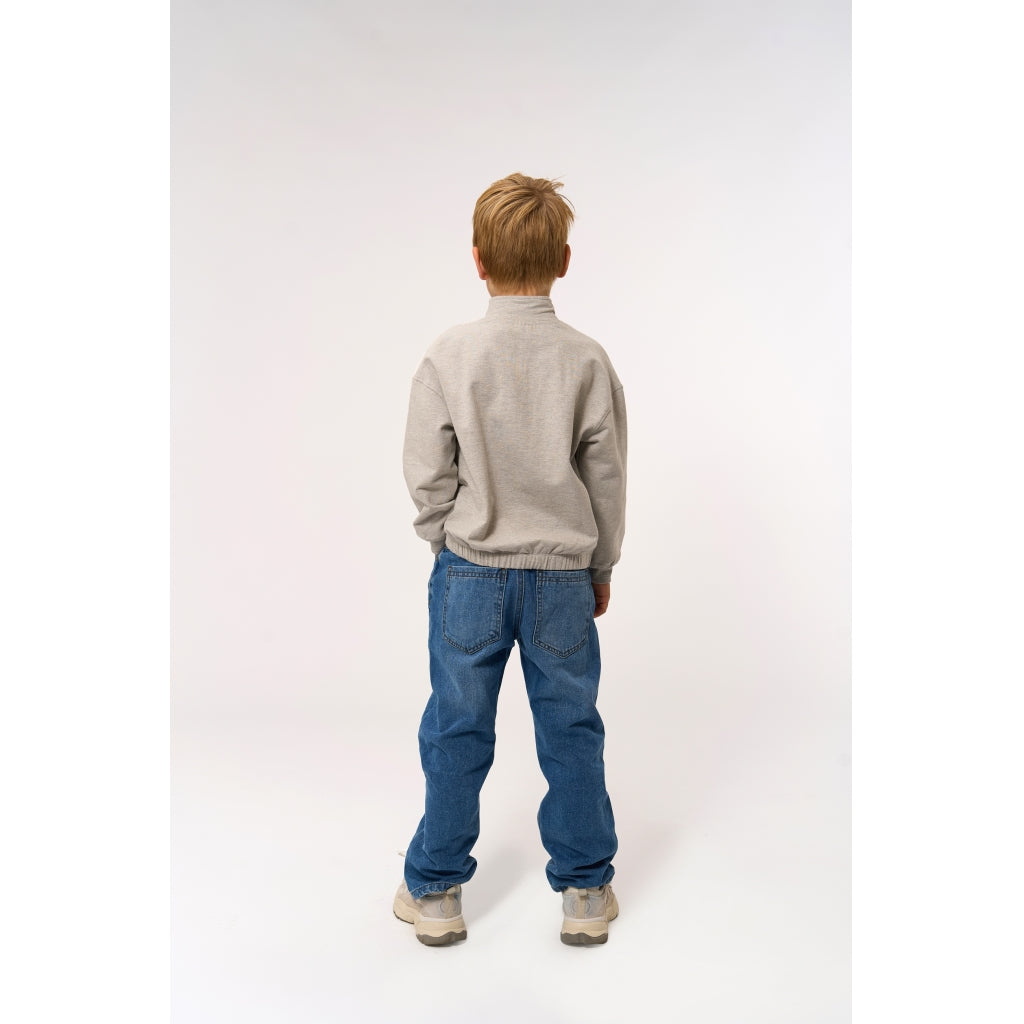 THE NEW TNPax Oversize Melange Sweatshirt Sweatshirt Light Grey Melange