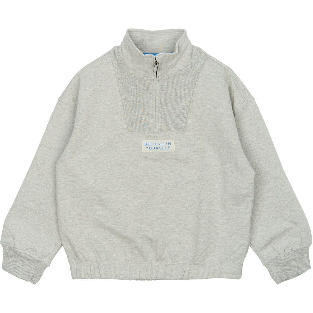 THE NEW TNPax Oversize Melange Sweatshirt Sweatshirt Light Grey Melange