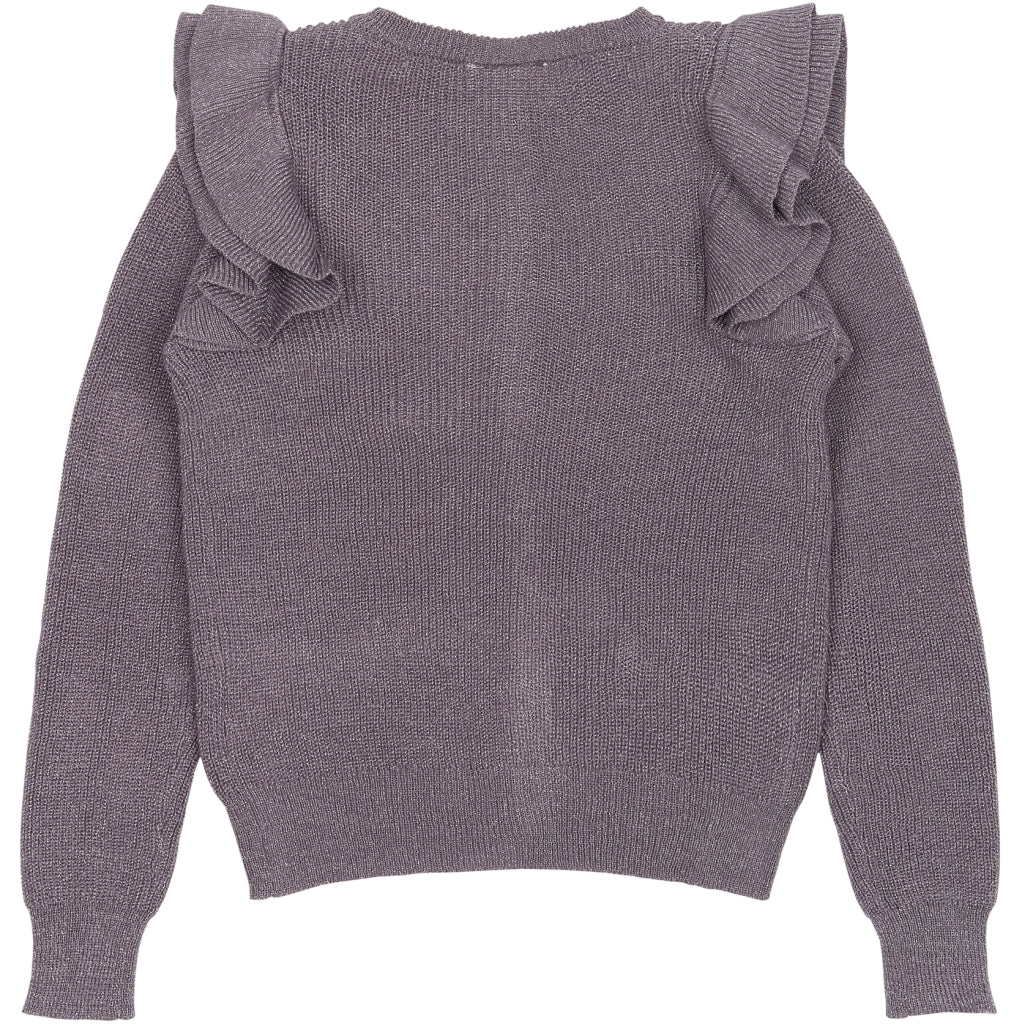 THE NEW TNPerla Glitter Strik Cardigan Strik GRAY RIDGE