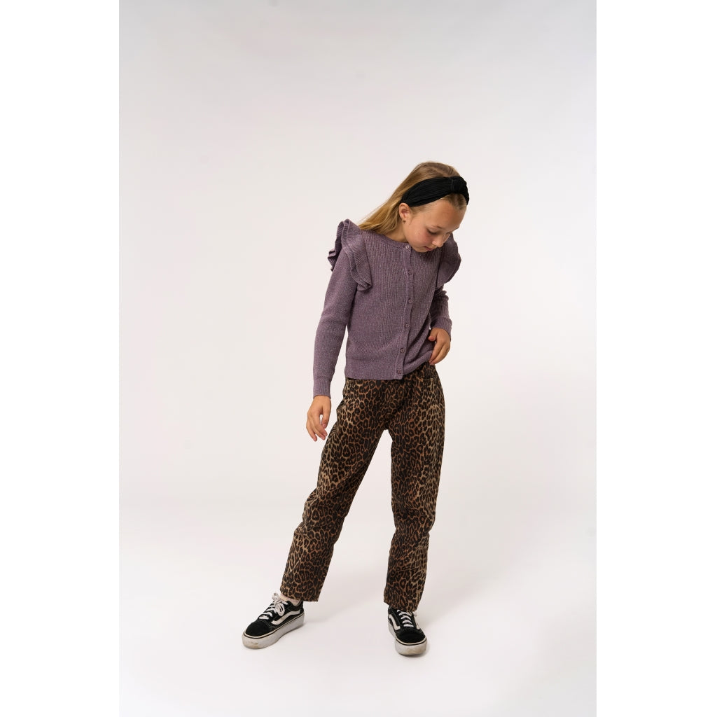 THE NEW TNPerla Glitter Strik Cardigan Strik GRAY RIDGE