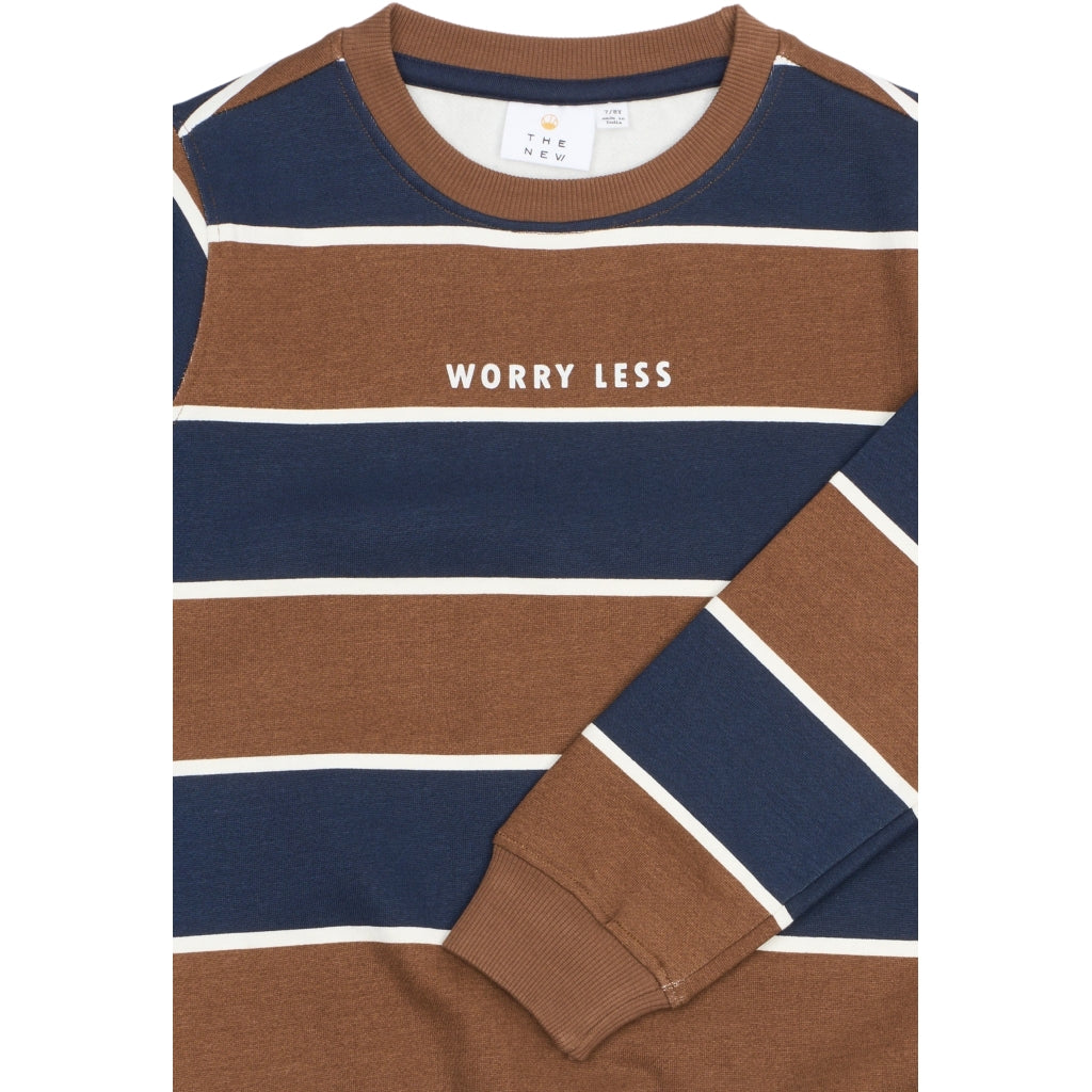 THE NEW TNPierno Sweatshirt Sweatshirt Toffee Striped
