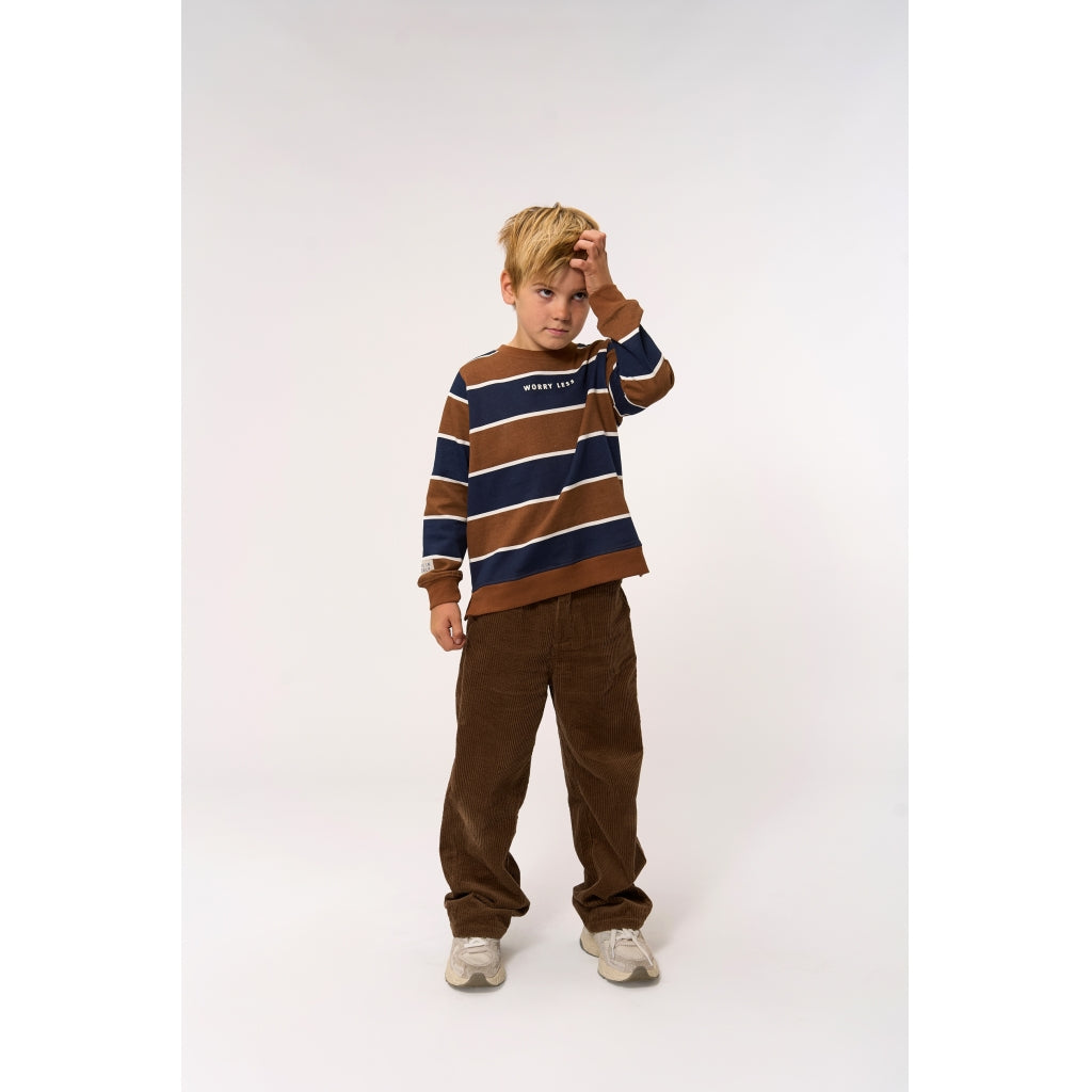 THE NEW TNPierno Sweatshirt Sweatshirt Toffee Striped