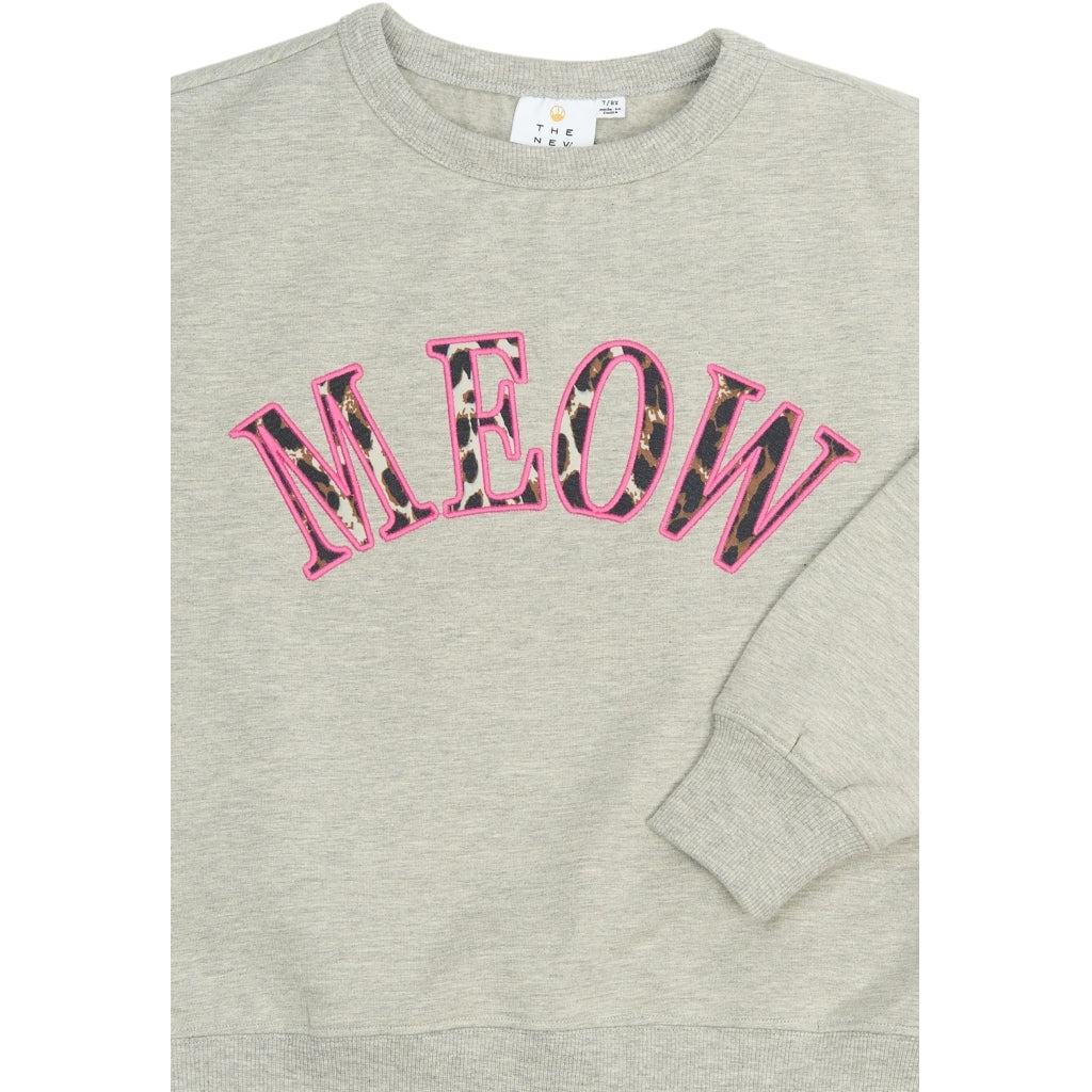 THE NEW TNPolina Oversize Sweatshirt Sweatshirt Light Grey Melange