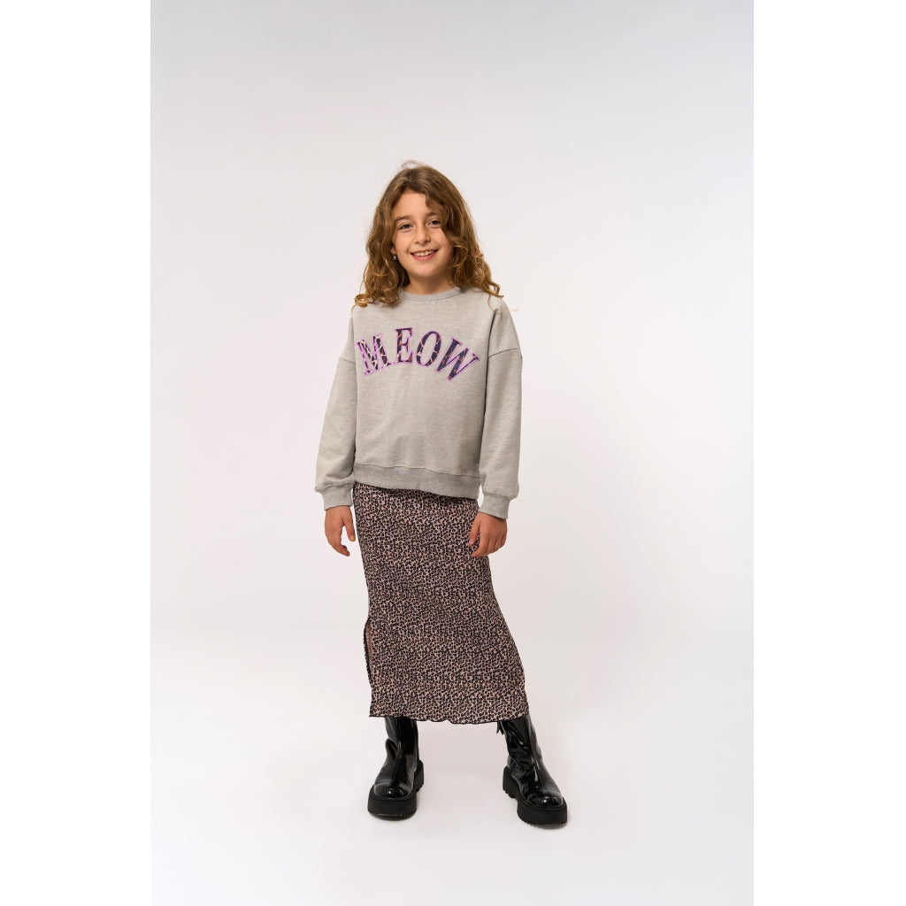 THE NEW TNPolina Oversize Sweatshirt Sweatshirt Light Grey Melange