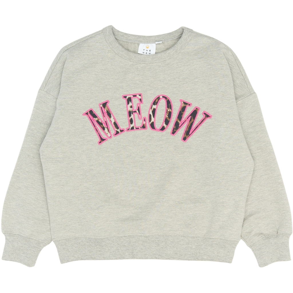 THE NEW TNPolina Oversize Sweatshirt Sweatshirt Light Grey Melange