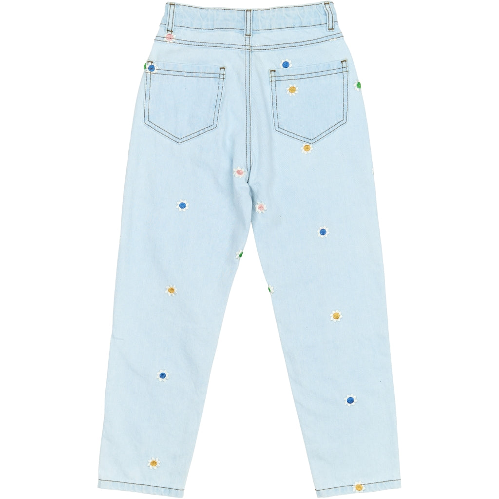 THE NEW TNPorscha Mom Fit Jeans Jeans Light Blue Denim EMB
