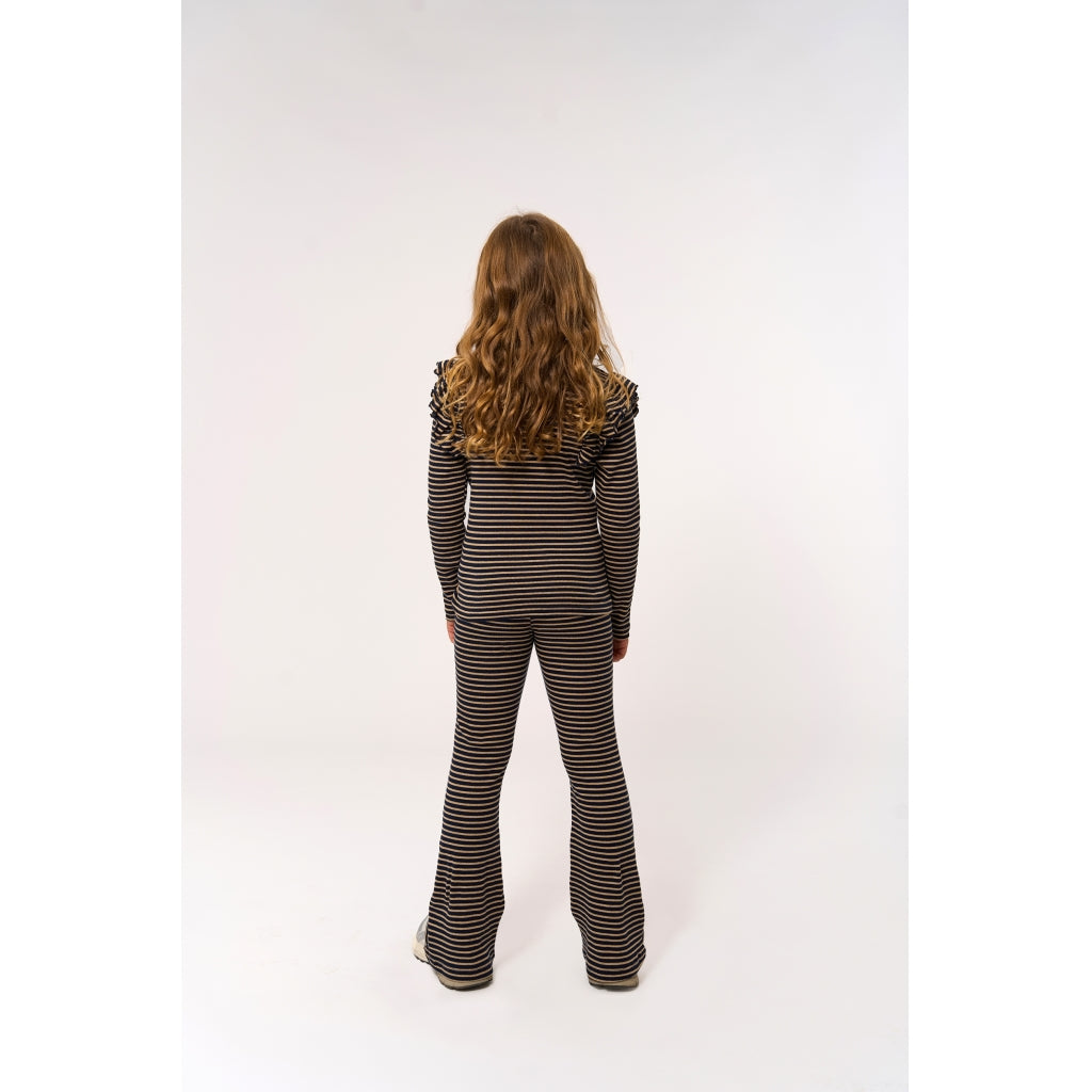 THE NEW TNPriscilla Langærmet Rib Bluse Langærmet bluse Navy Blazer Striped