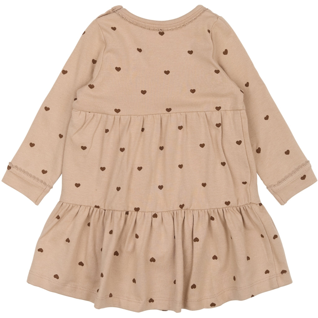 THE NEW SIBLINGS TNSBNova Langærmet Bodykjole Kjoler Humus AOP