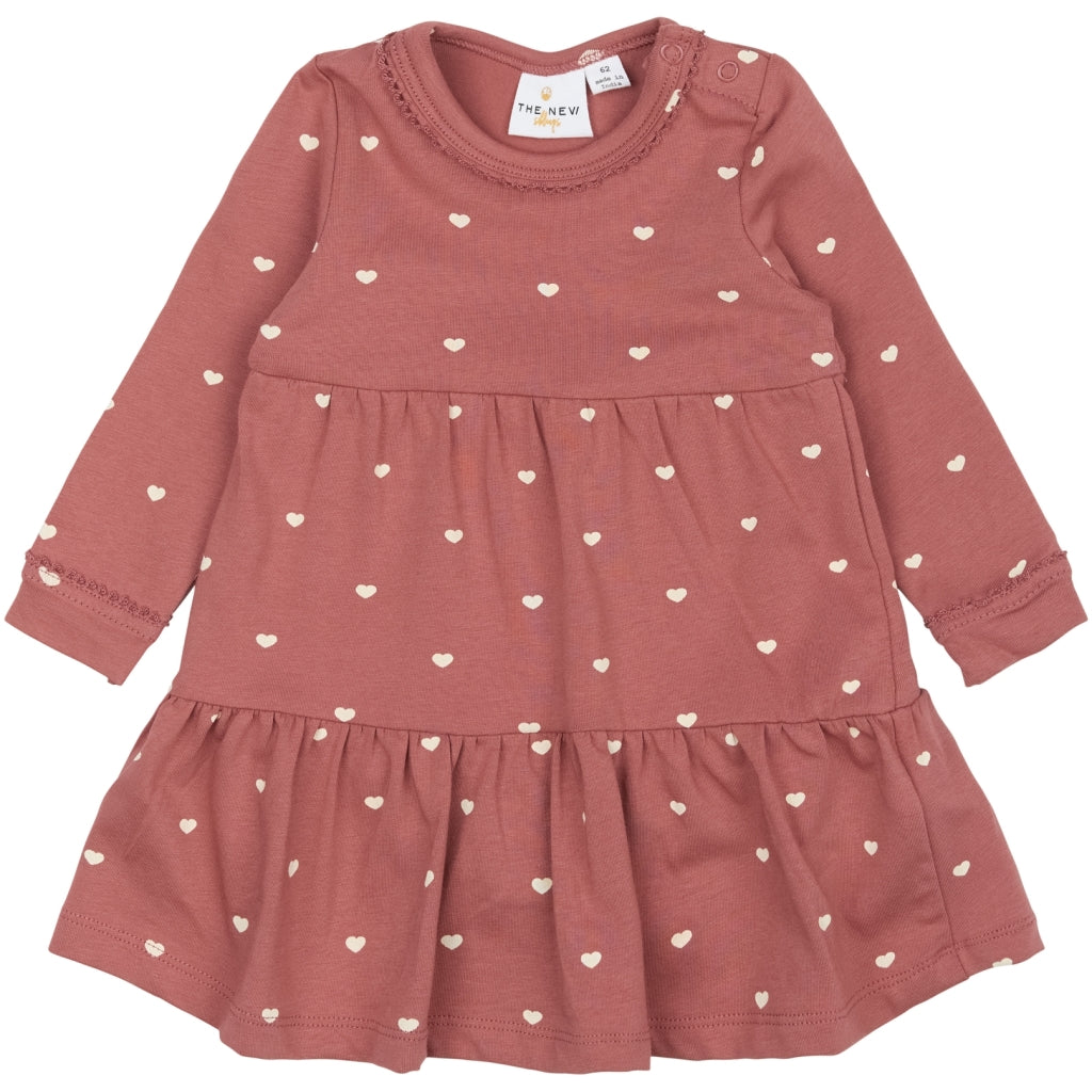 THE NEW SIBLINGS TNSBNova Langærmet Bodykjole Kjoler Withered Rose AOP