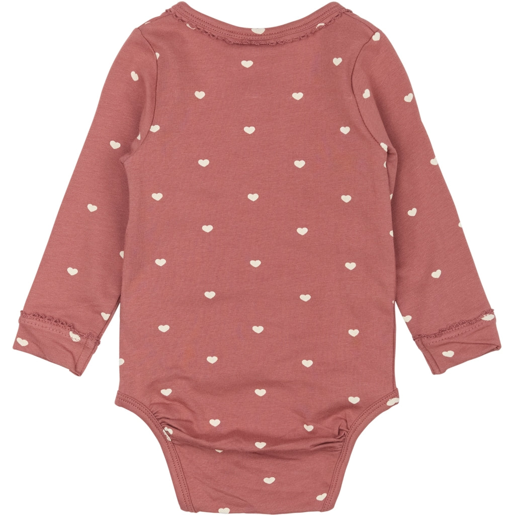 THE NEW SIBLINGS TNSBNova Langærmet Wrap Bodystocking Bodystockings Withered Rose AOP