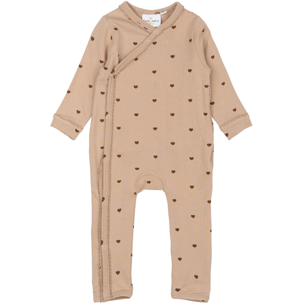 THE NEW SIBLINGS TNSBNova Langærmet Wrap Heldragt Heldragter Humus AOP