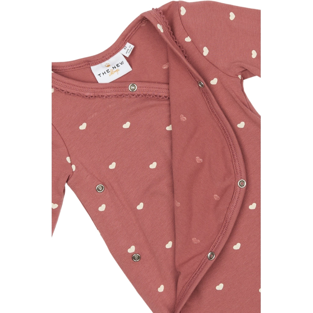 THE NEW SIBLINGS TNSBNova Langærmet Wrap Heldragt Heldragter Withered Rose AOP