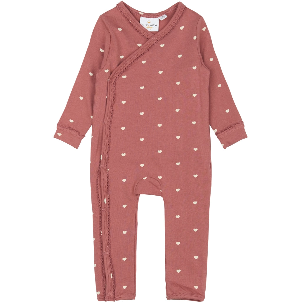 THE NEW SIBLINGS TNSBNova Langærmet Wrap Heldragt Heldragter Withered Rose AOP