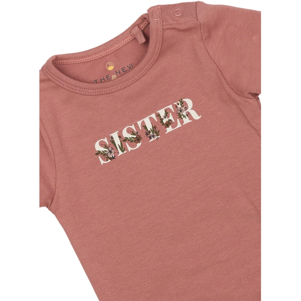 THE NEW SIBLINGS TNSBSister Langærmet Bodystocking Bodystockings Withered Rose