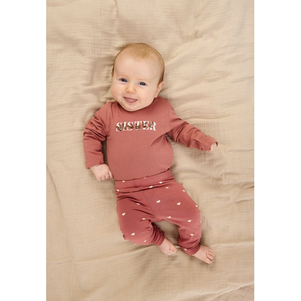 THE NEW SIBLINGS TNSBSister Langærmet Bodystocking Bodystockings Withered Rose