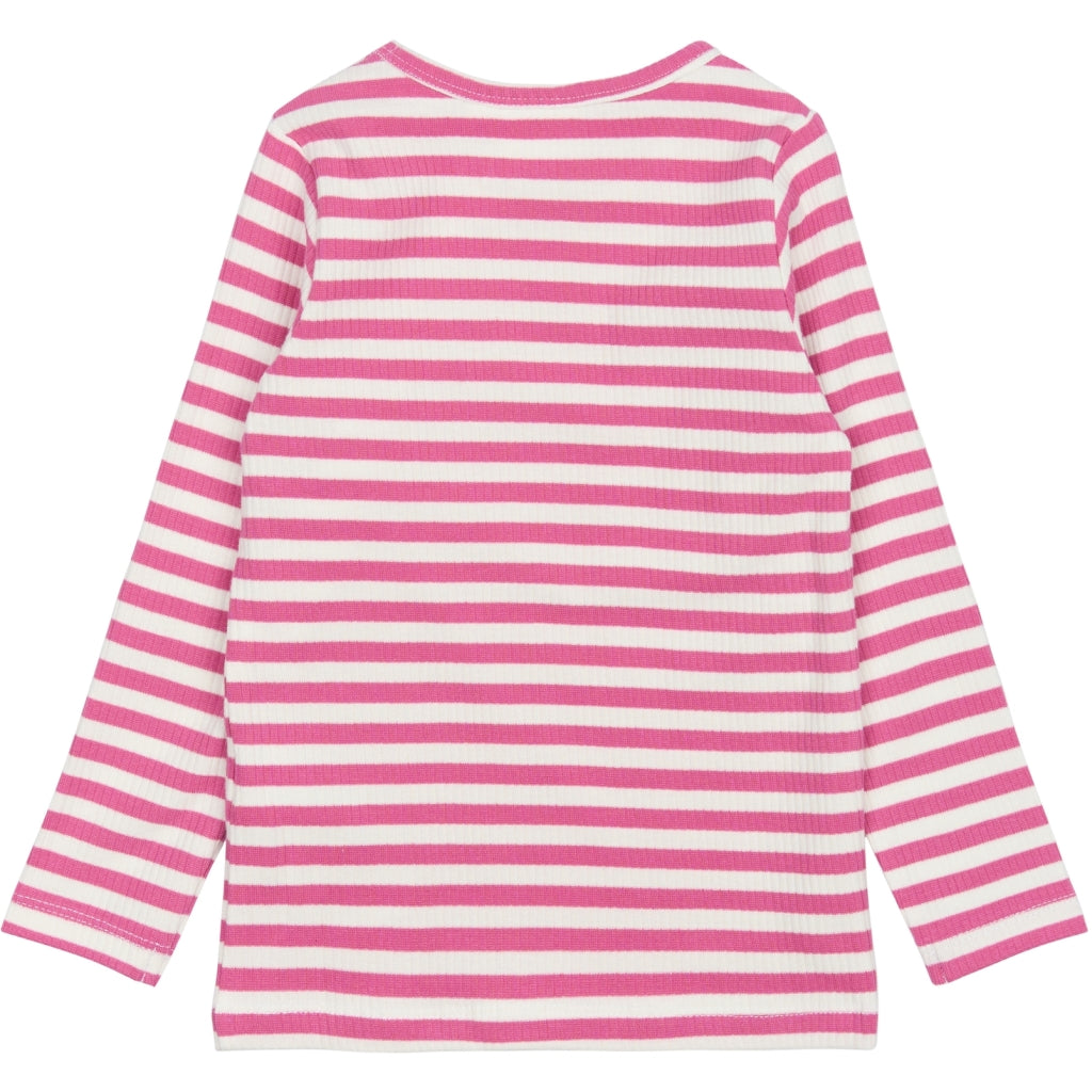 THE NEW SIBLINGS TNSTFro Langærmet Rib Bluse Langærmet bluse Ibis Rose Striped