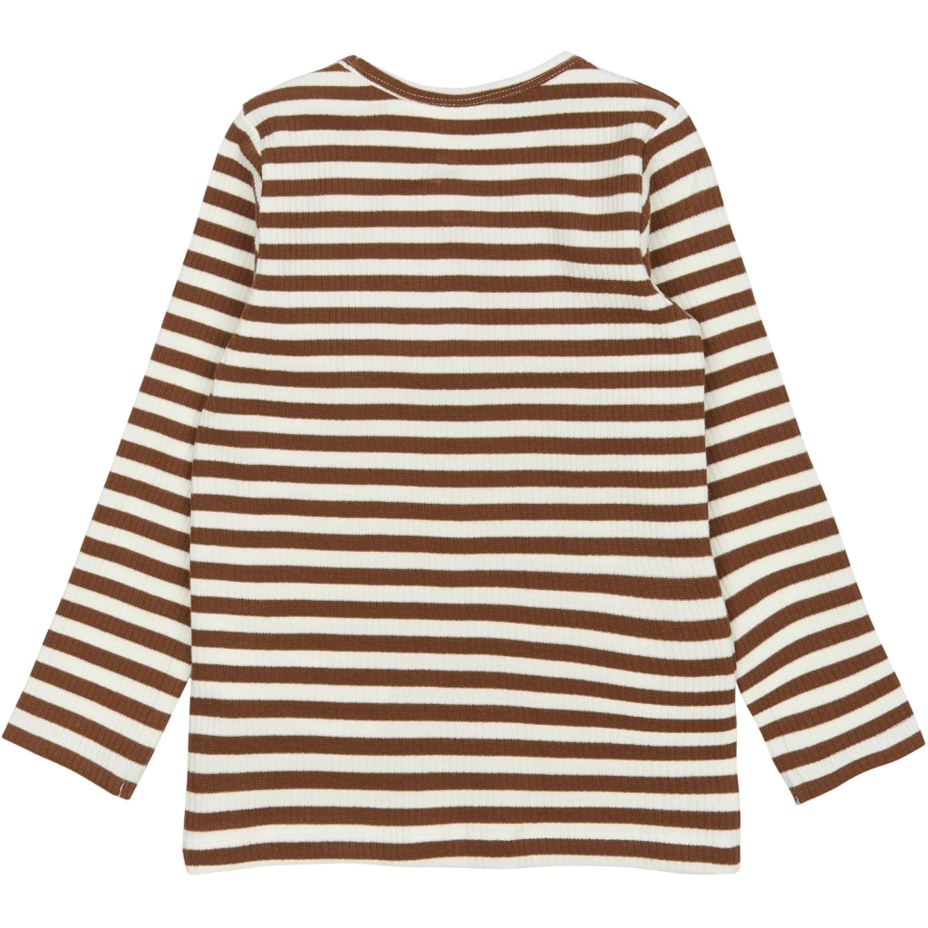 THE NEW SIBLINGS TNSTFro Langærmet Rib Bluse Langærmet bluse Toffee Striped