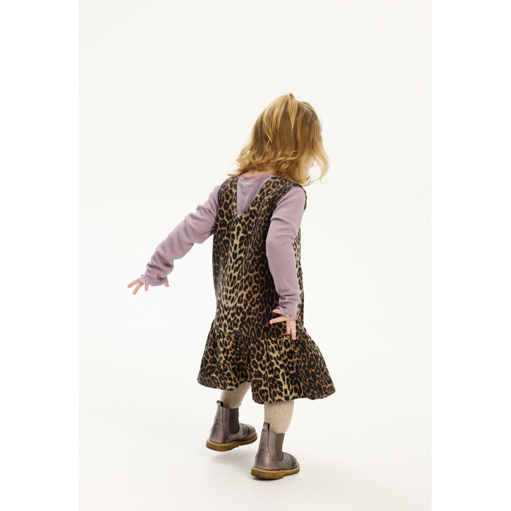 THE NEW SIBLINGS TNSTPaloma Ærmeløs Denim Kjole Kjoler Feather Gray AOP