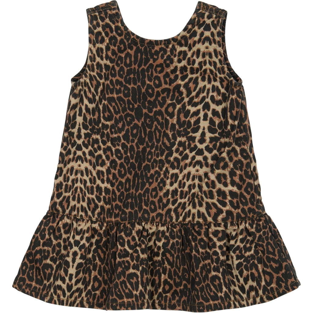 THE NEW SIBLINGS TNSTPaloma Ærmeløs Denim Kjole Kjoler Feather Gray AOP